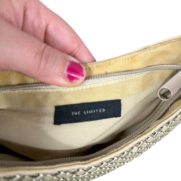 Y2K Glam Silver Mesh Shoulder Bag The Limited Vintage Evening Purse - Picture 4 of 7